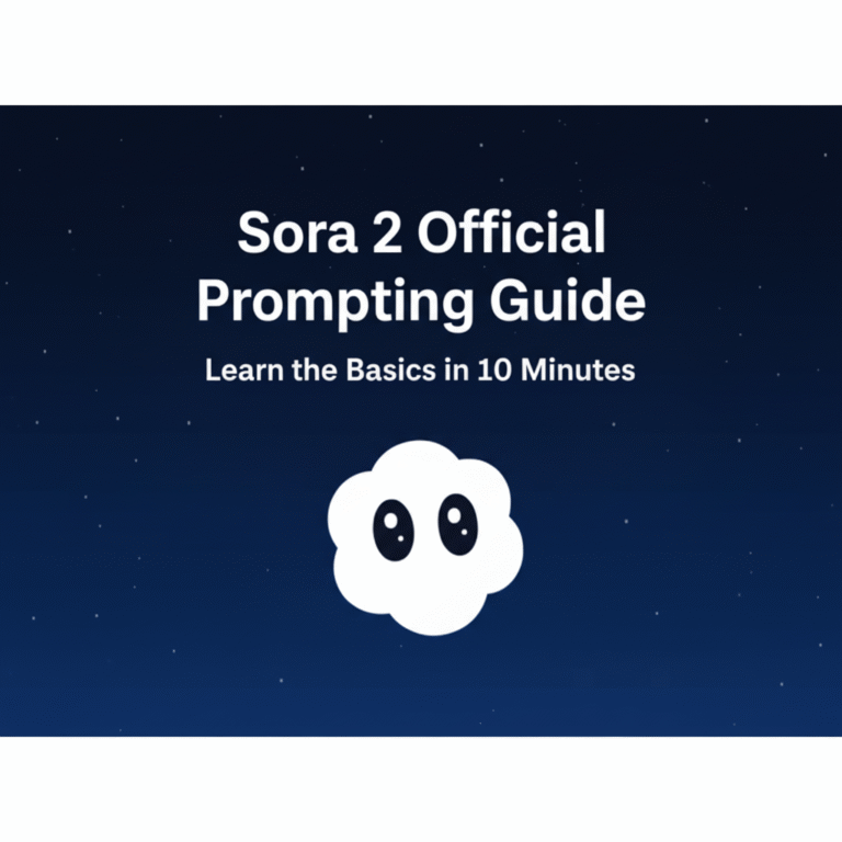 Sora 2 Official Prompting Guide: Learn the Basics in 10 Minutes