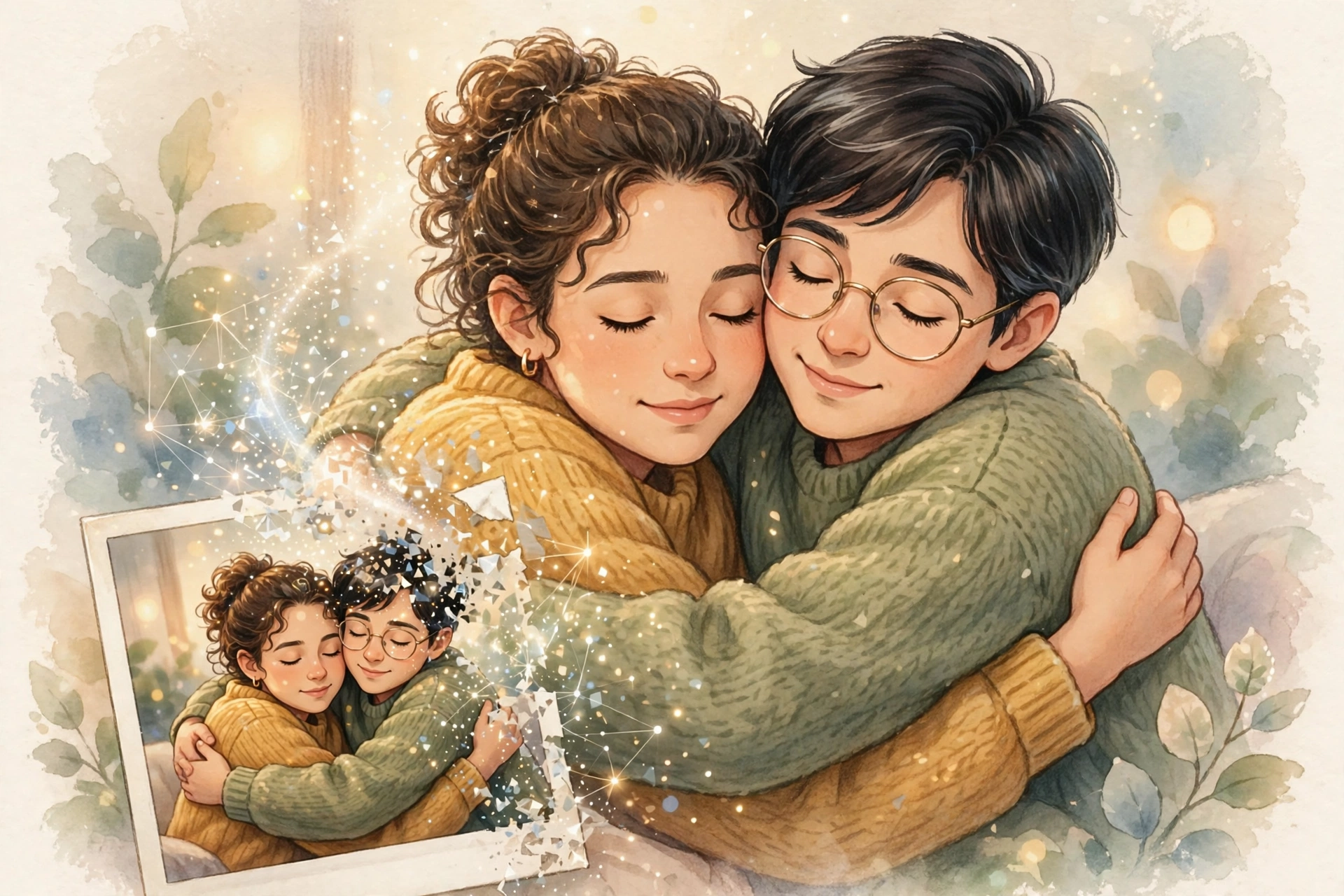 AI hug video from photo