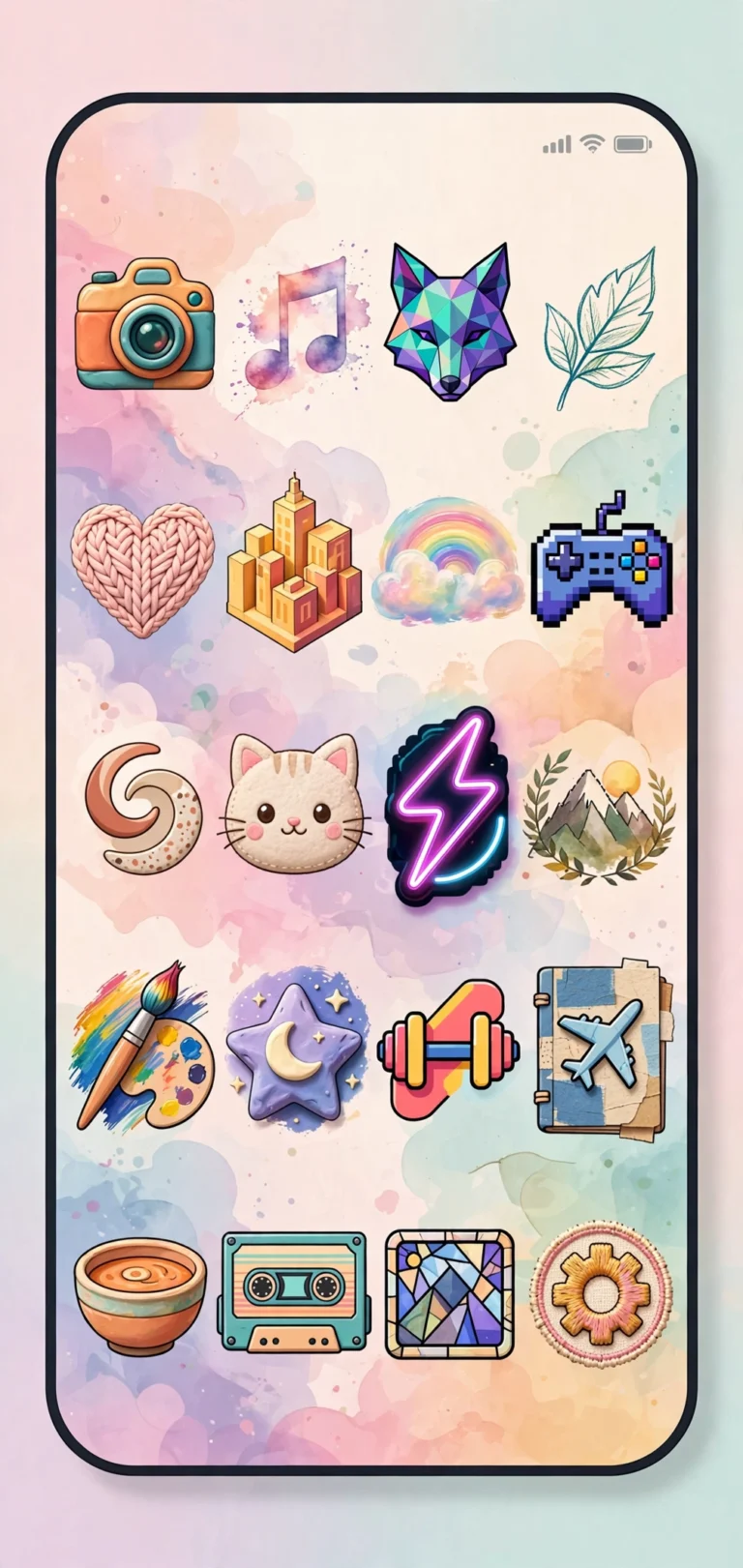 Custom app icons home screen