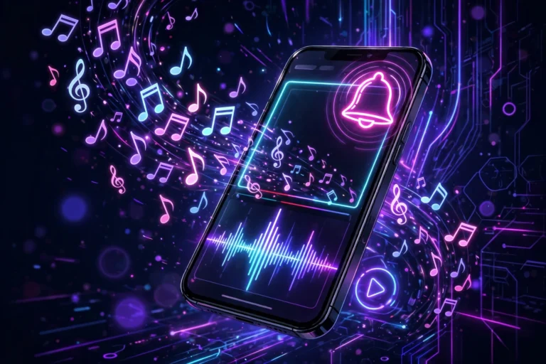 TikTok ringtone concept