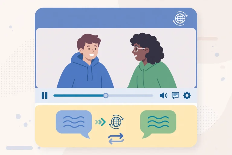 Video language converter online