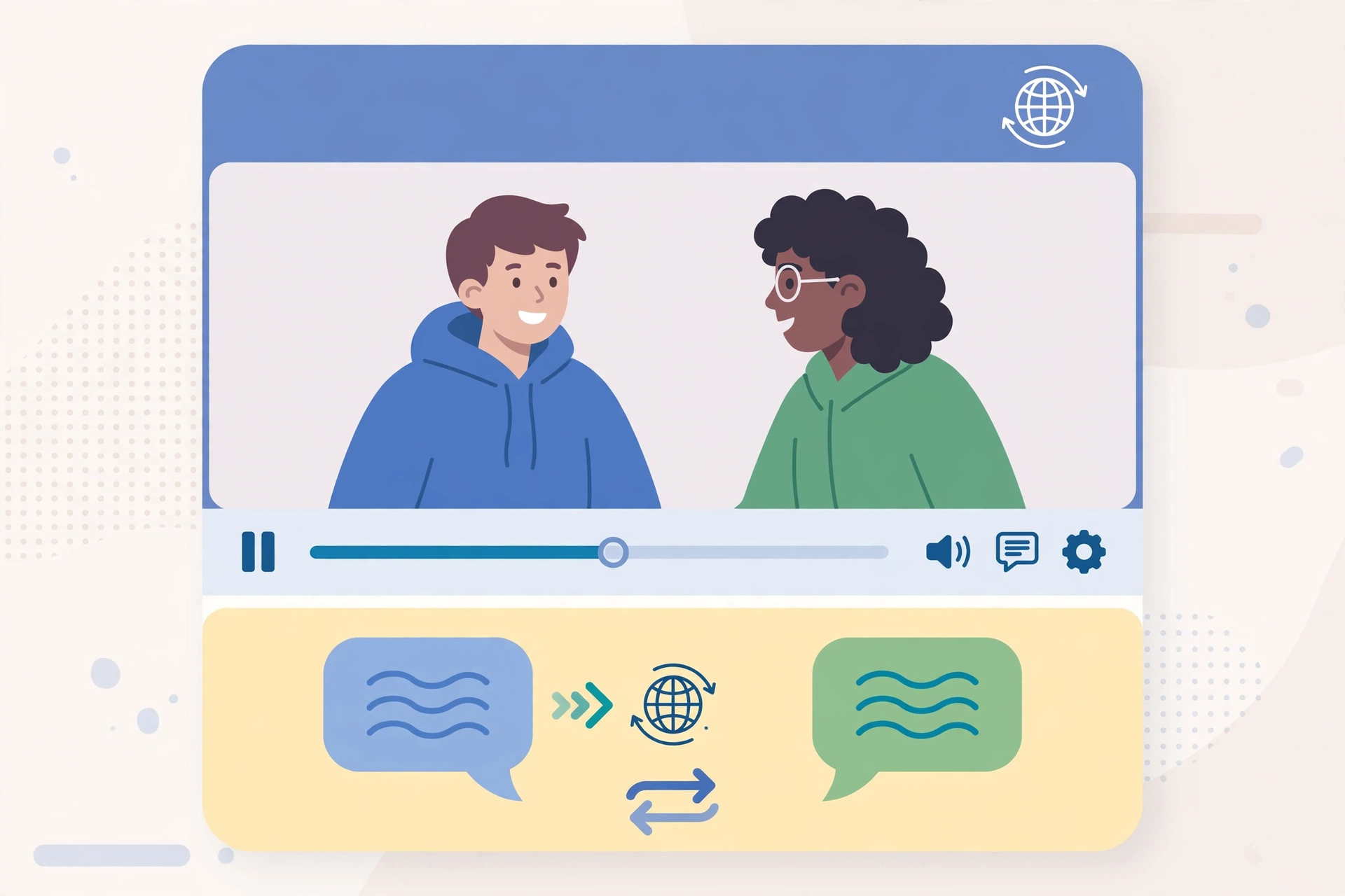 Video language converter online
